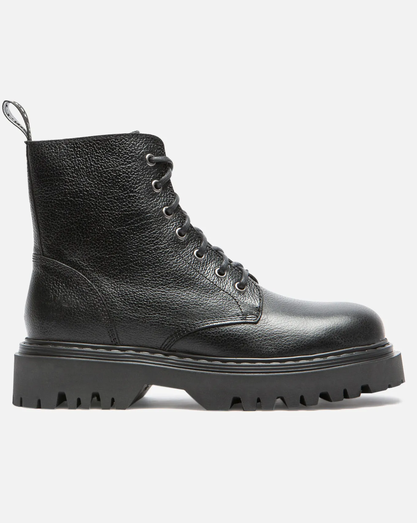 JOYCE K Bottines Chunky Cuir Noir Femme