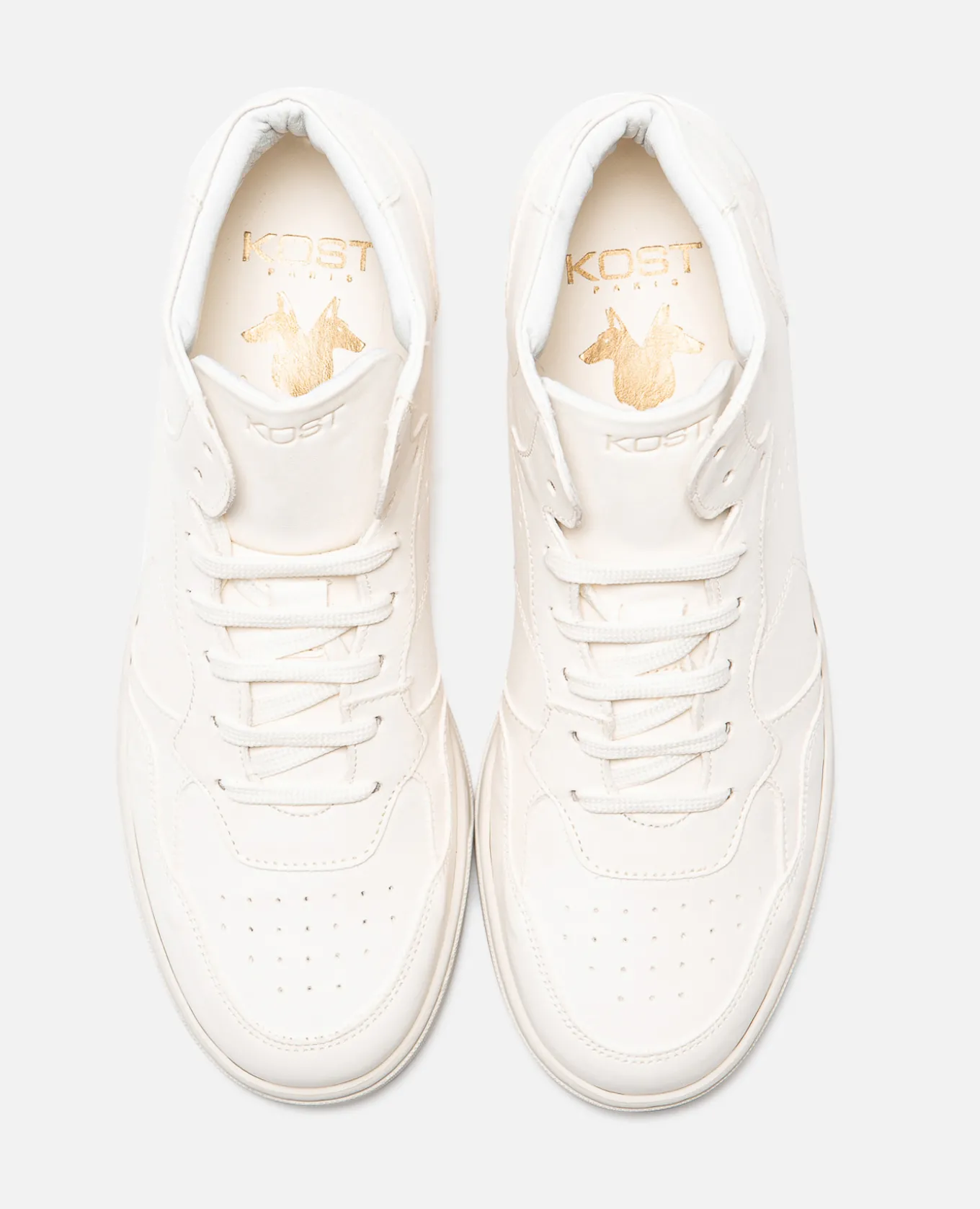 JUMPER R VGT Sneakers Cuir Tannage Végétal Blanc Femme