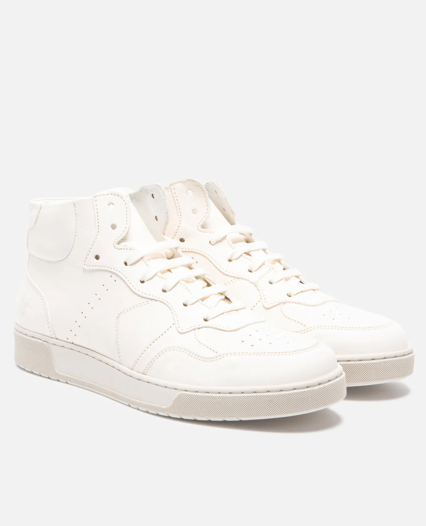 JUMPER R VGT Sneakers Cuir Tannage Végétal Blanc Homme