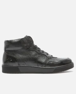 JUMPER R VGT Sneakers Cuir Tannage Végétal Noir Femme