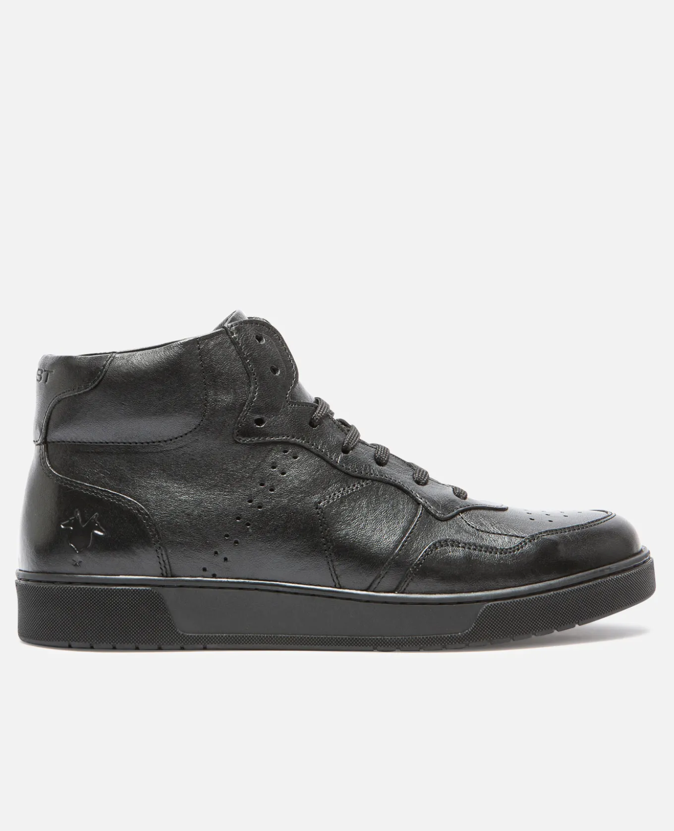 JUMPER R VGT Sneakers Cuir Tannage Végétal Noir Femme