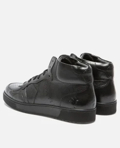 JUMPER R VGT Sneakers Cuir Tannage Végétal Noir Femme