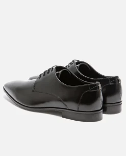 LARRY Derbies Cuir Noir Homme