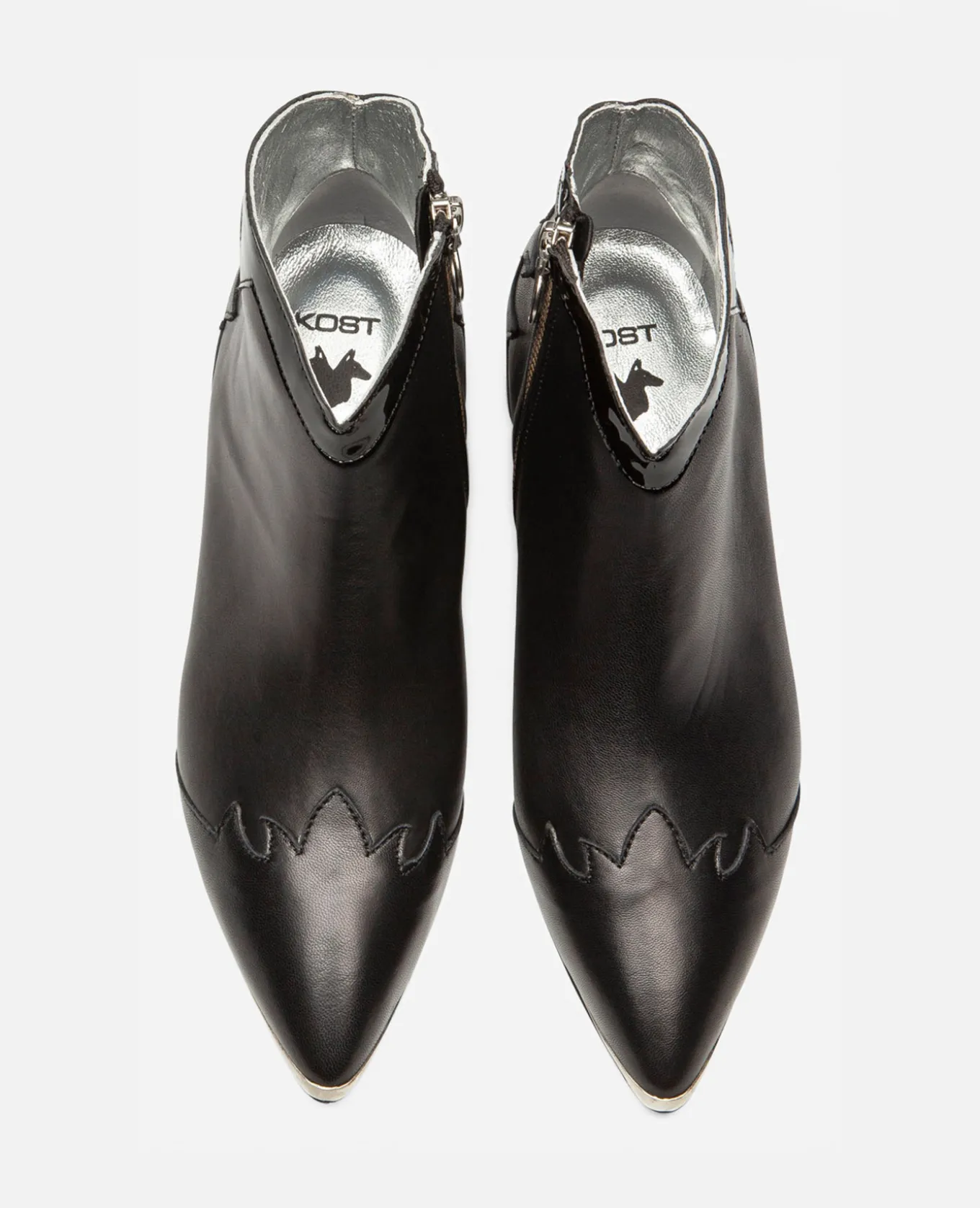 LUNA 31 Boots Cuir Noir Femme