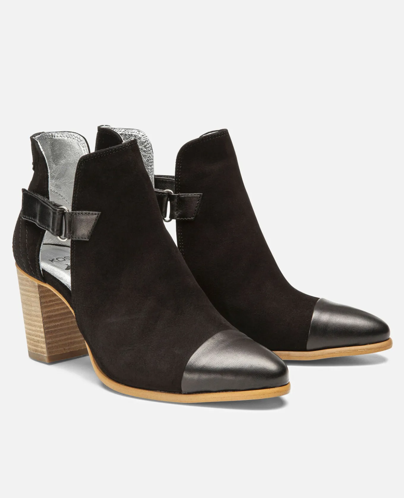 LURA 52 Boots Croûte velours Noir Femme