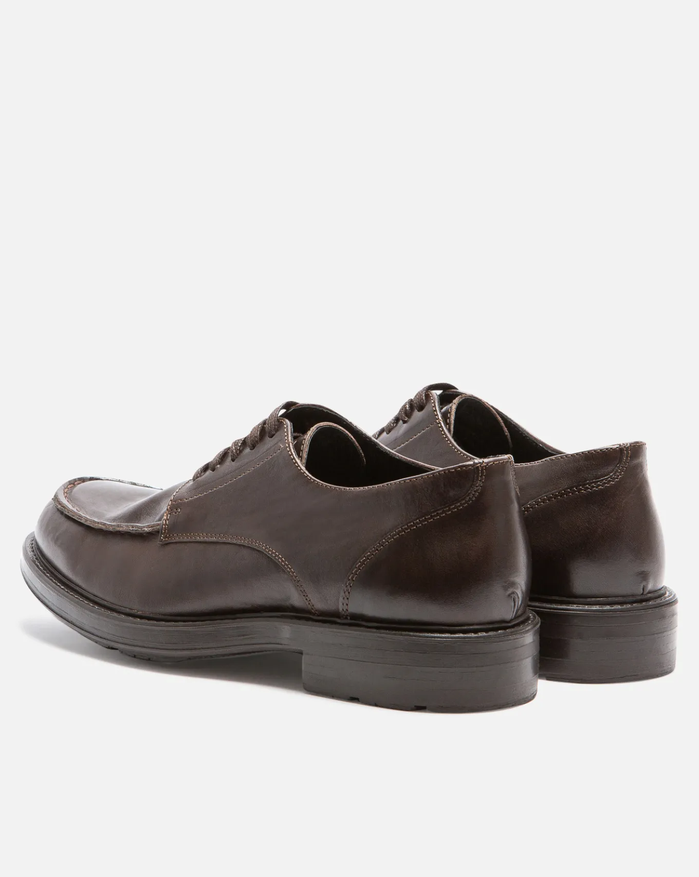 MASHER T VGT Derbies Cuir Tannage Végétal Marron Homme