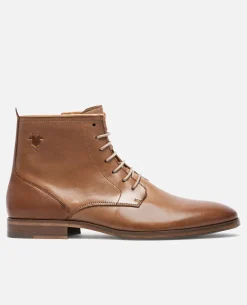 NICHE 39 Boots Cuir Marron Homme