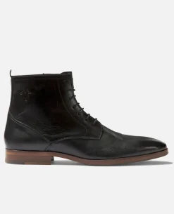 NICHE1 Boots Cuir Tannage Végétal Noir Homme