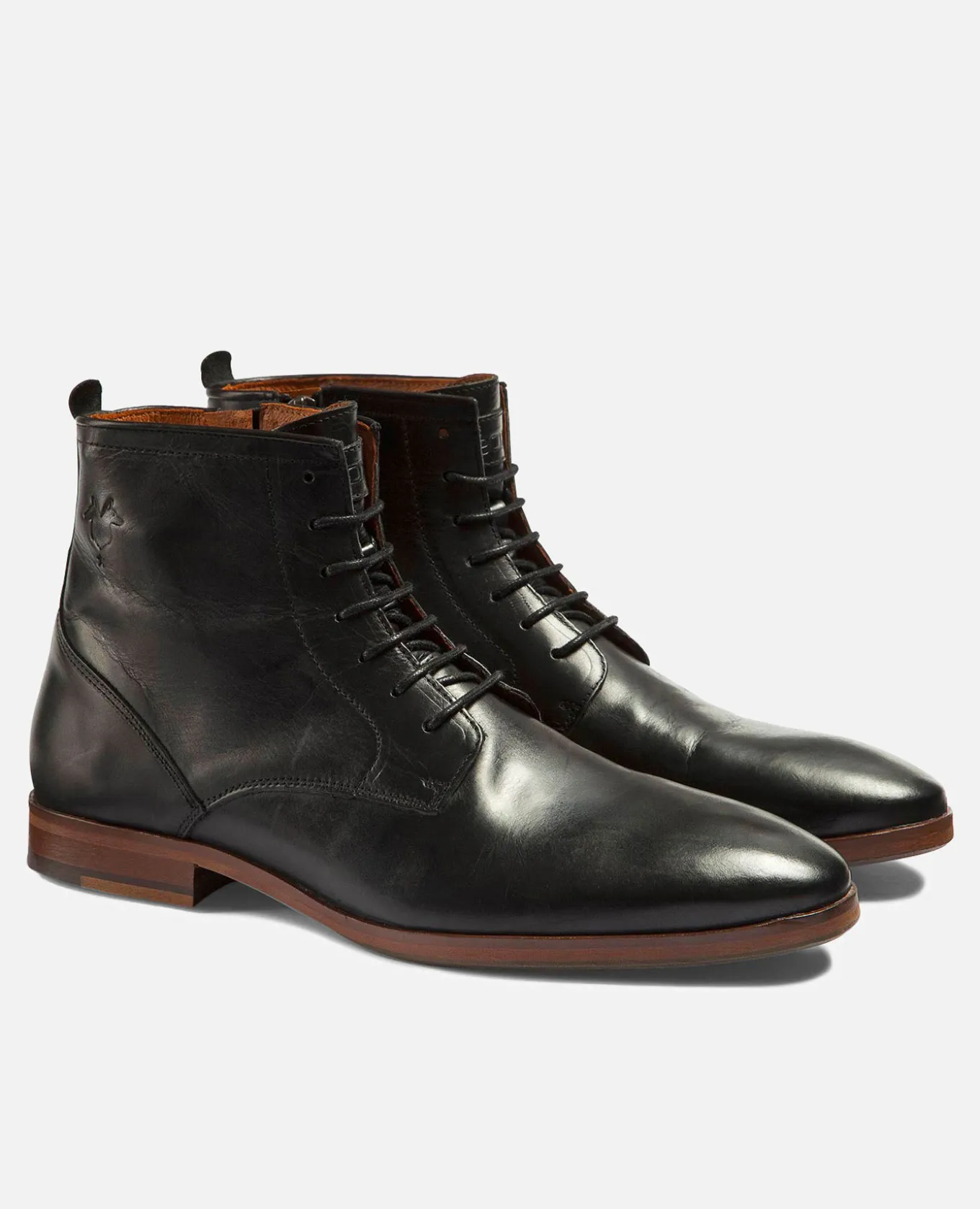NICHE1 Boots Cuir Tannage Végétal Noir Homme