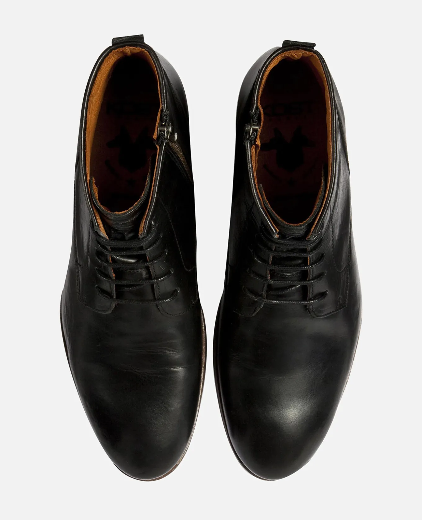 NICHE1 Boots Cuir Tannage Végétal Noir Homme