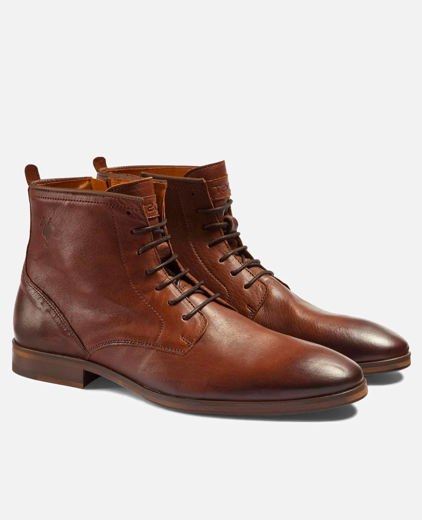 NICHE1 Boots Cuir Tannage Végétal Marron Homme