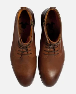 NICHE1 Boots Cuir Tannage Végétal Marron Homme