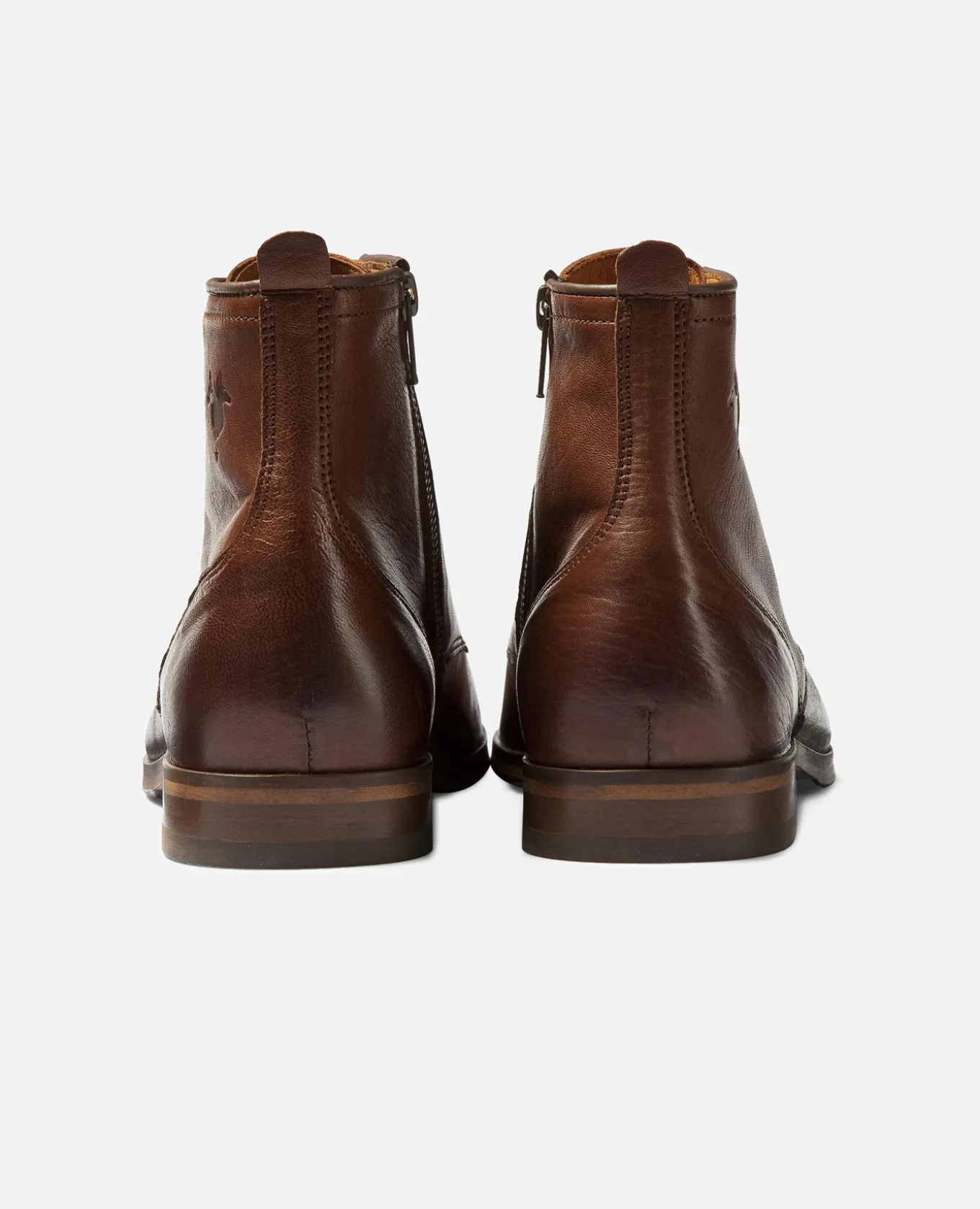 NICHE1 Boots Cuir Tannage Végétal Marron Homme