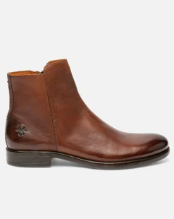NORMAN 35 Boots Cuir Marron Homme