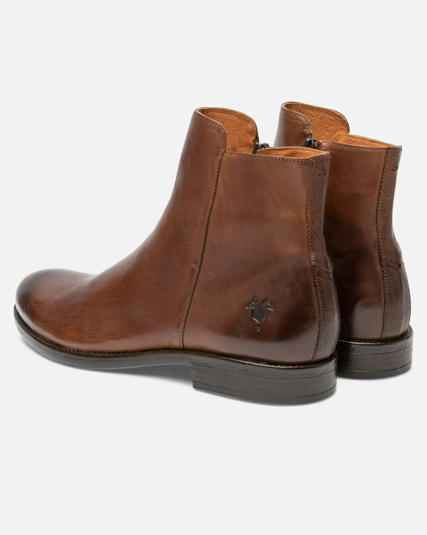 NORMAN 35 Boots Cuir Marron Homme