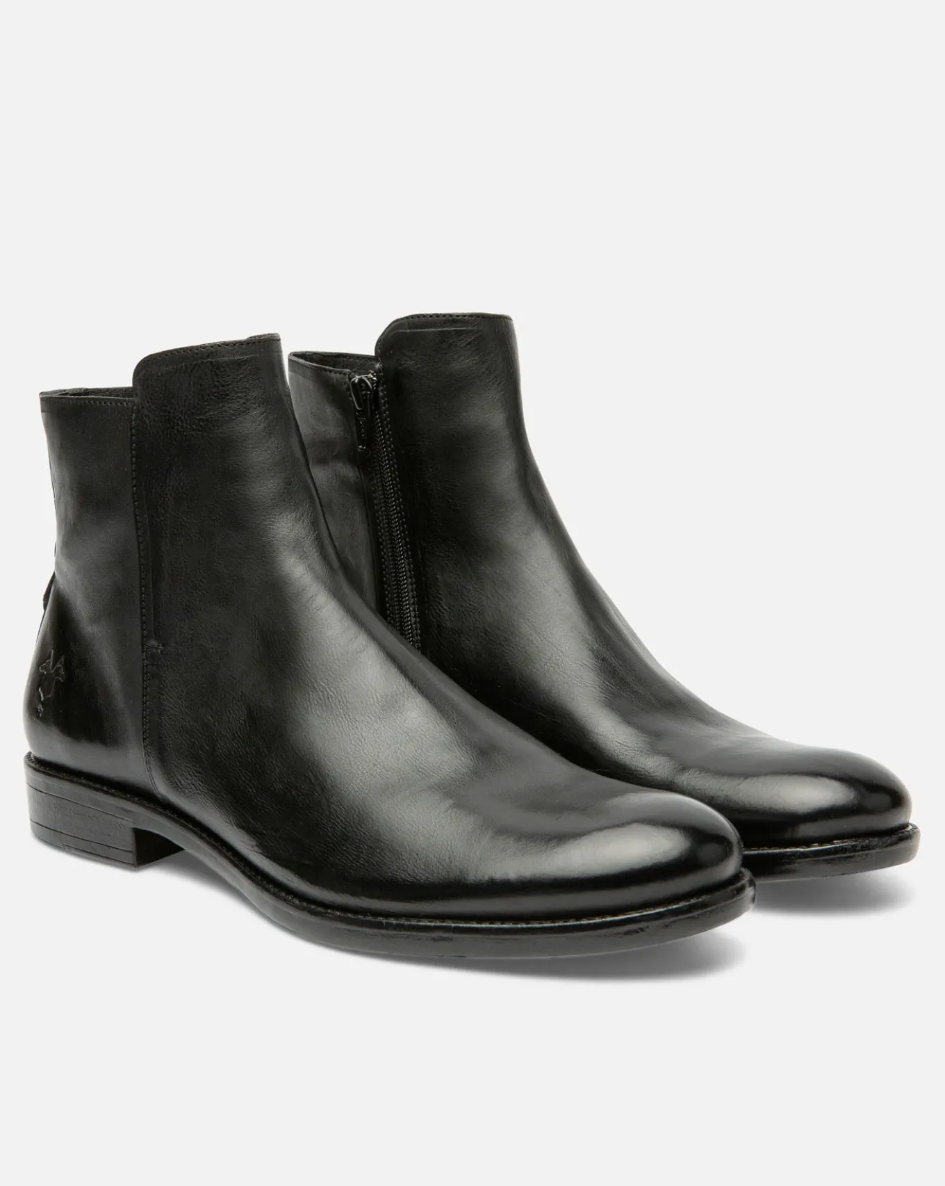 NORMAN 35 Boots Cuir Noir Homme