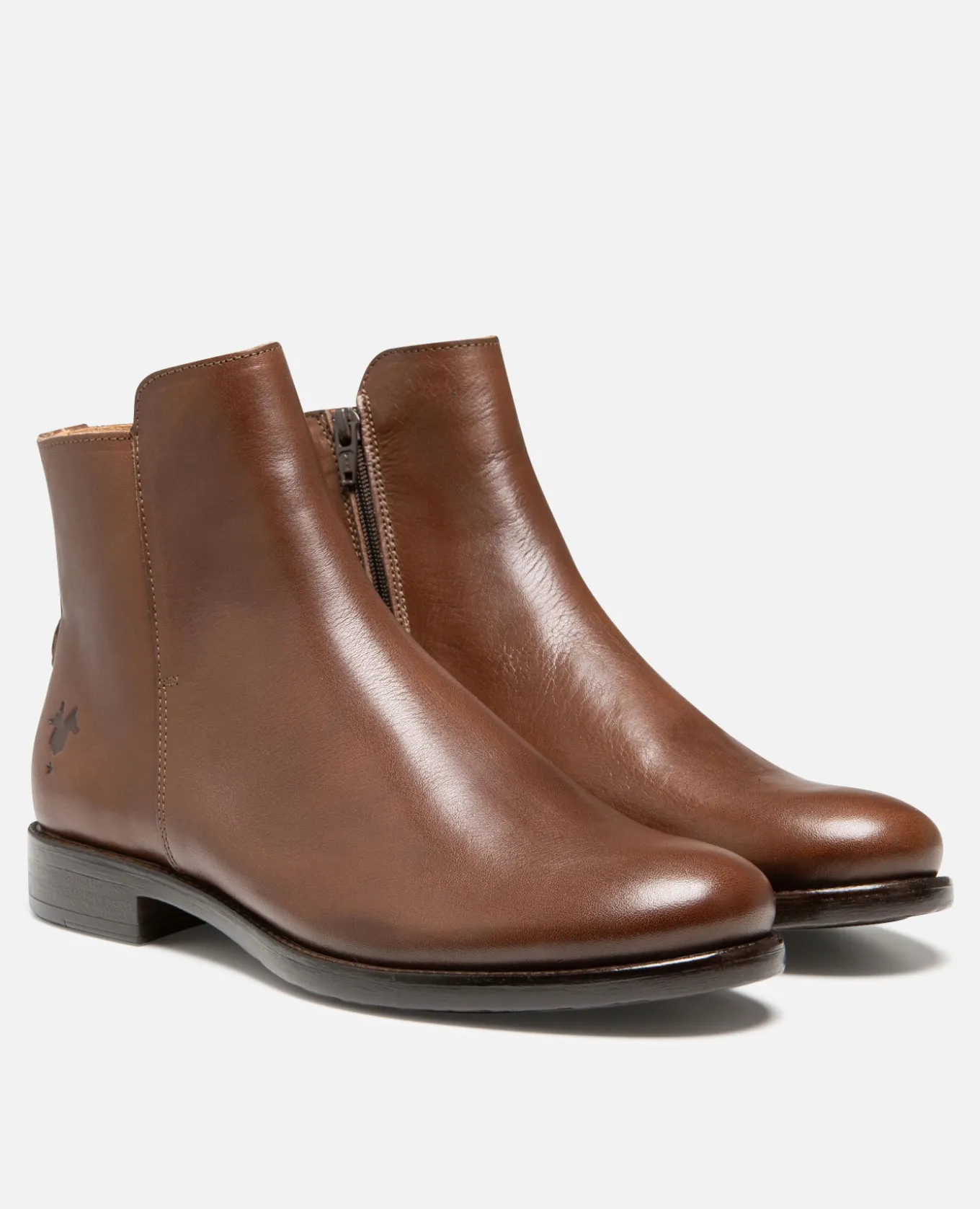 NORMAN VGT Boots Cuir Tannage Végétal Marron Homme