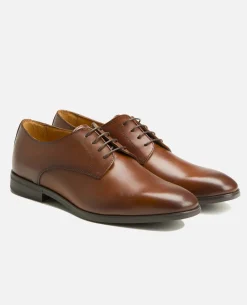 OUTSIDER  Derbies Cuir Cognac Homme