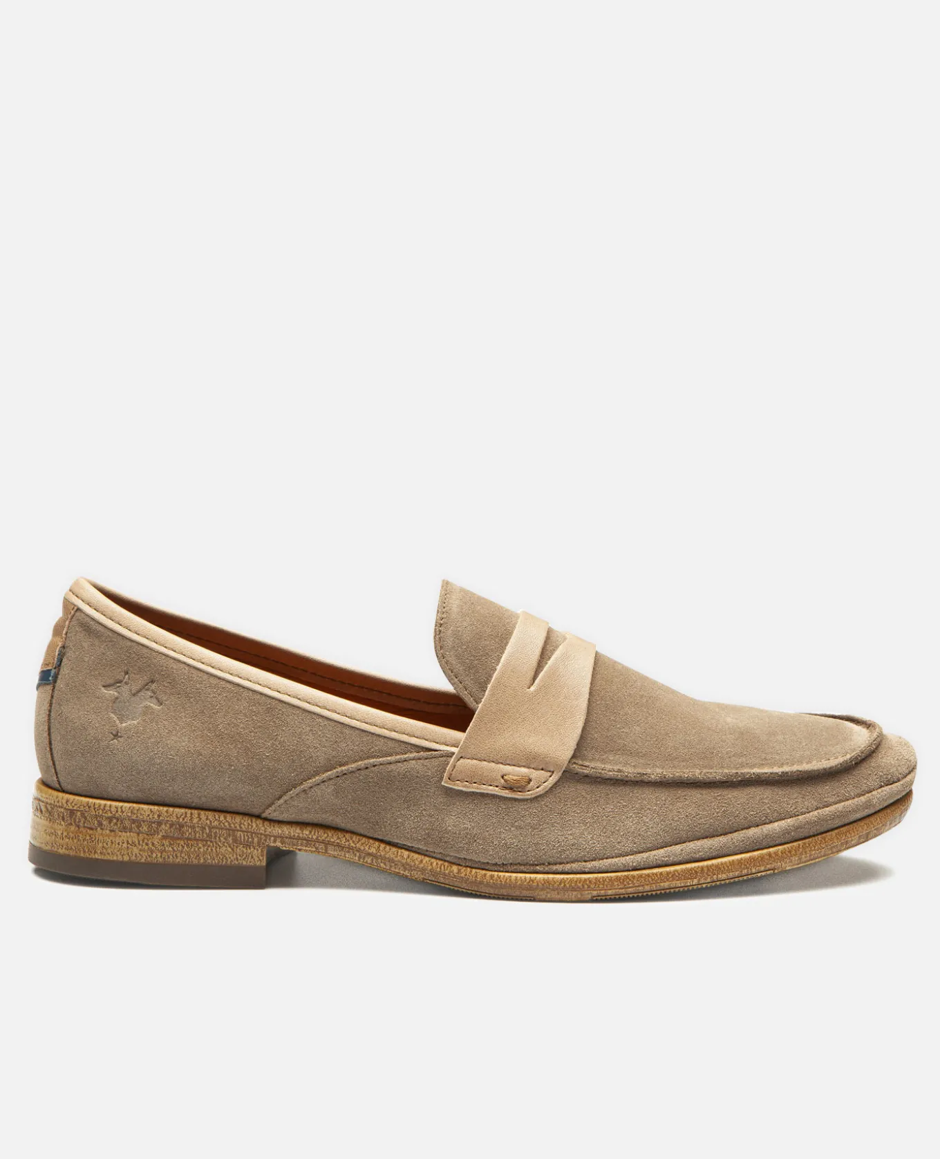 OXYGEN 5 Mocassins Croûte velours Marron Homme