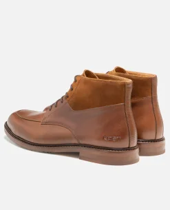 PULSE VGT Boots cuir tannage végétal Cognac