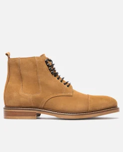 REFUSE 5 Boots Croûte velours Marron Homme