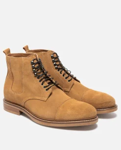 REFUSE 5  Boots Croûte velours Marron Homme