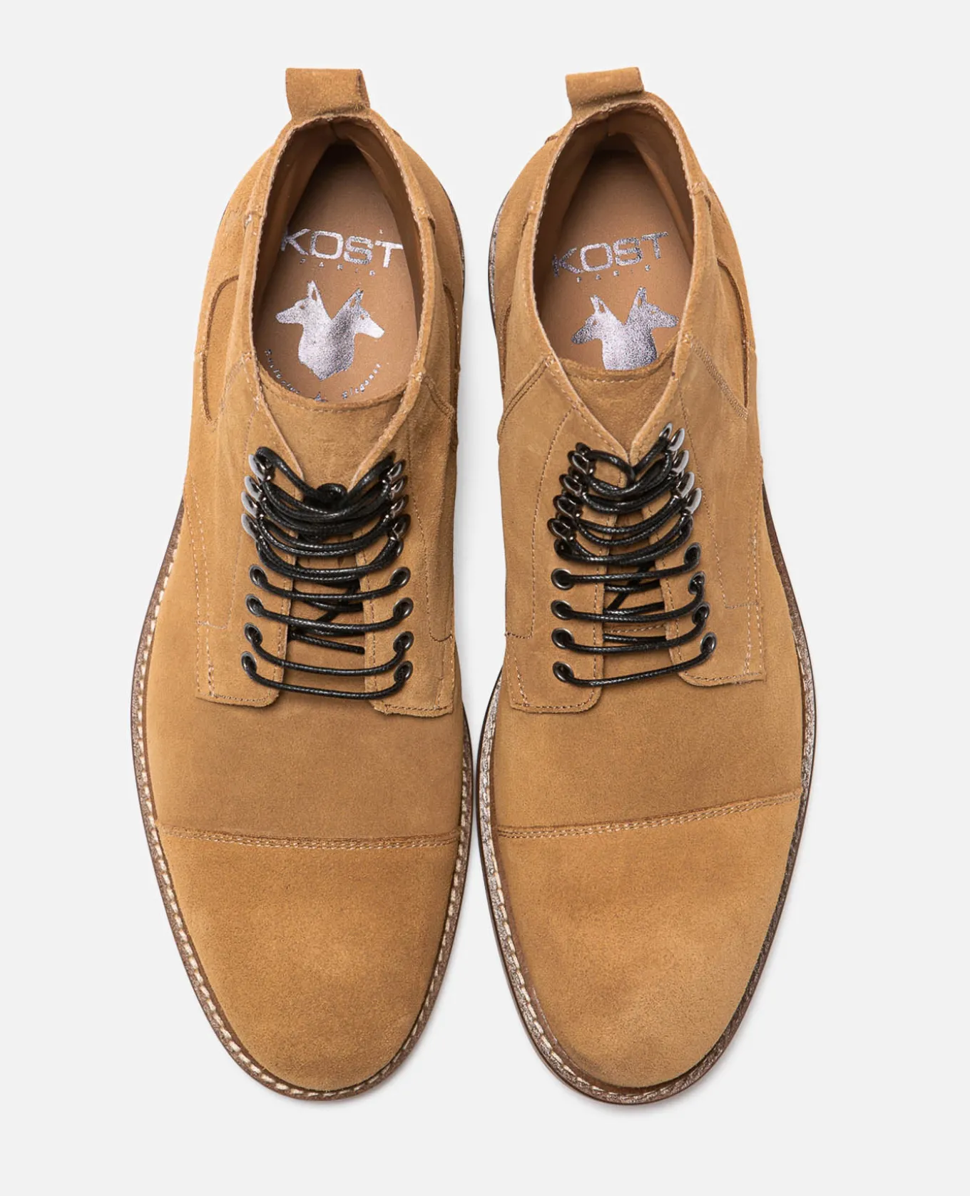 REFUSE 5 Boots Croûte velours Marron Homme
