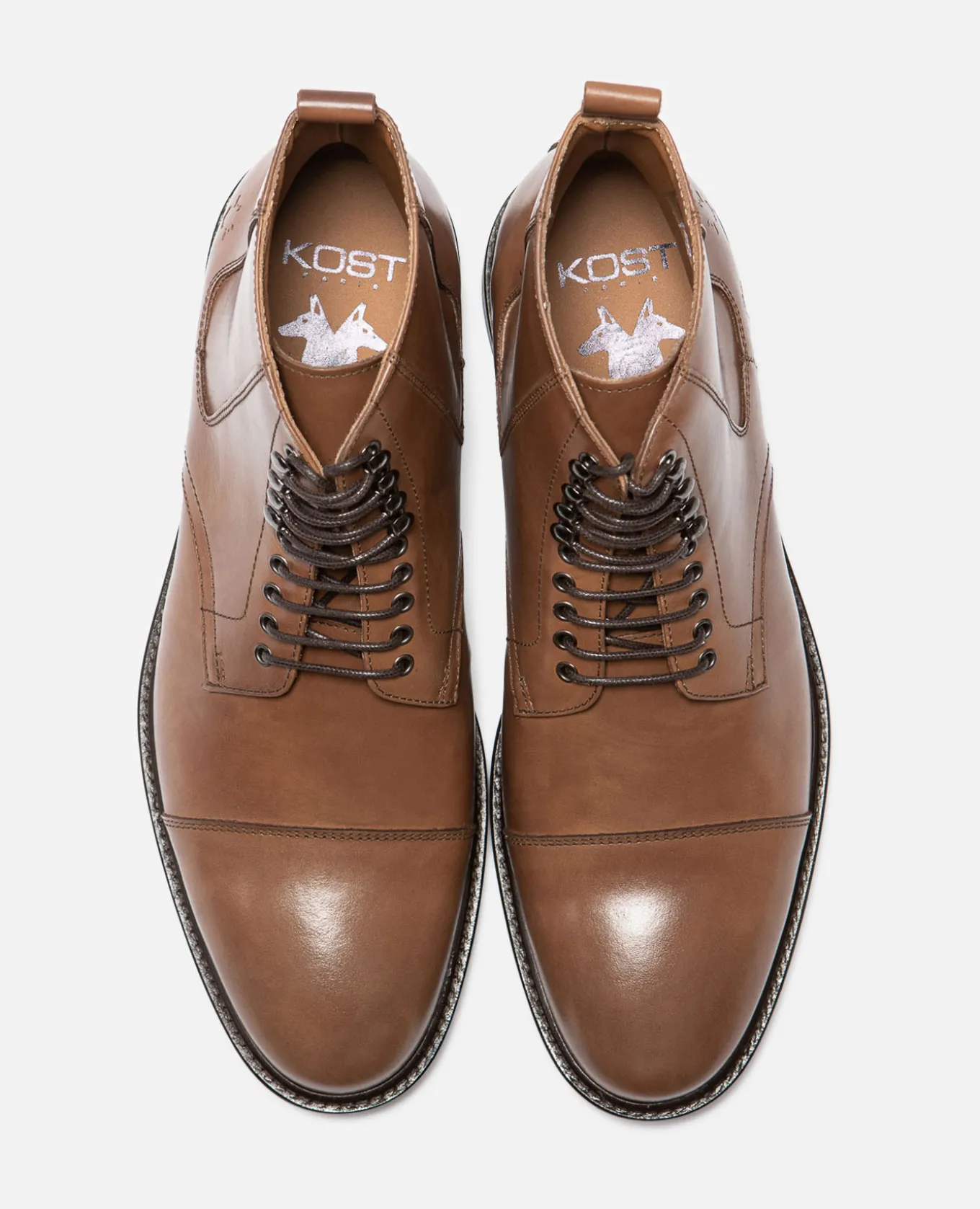 REFUSE 2 Boots Cuir Marron Homme