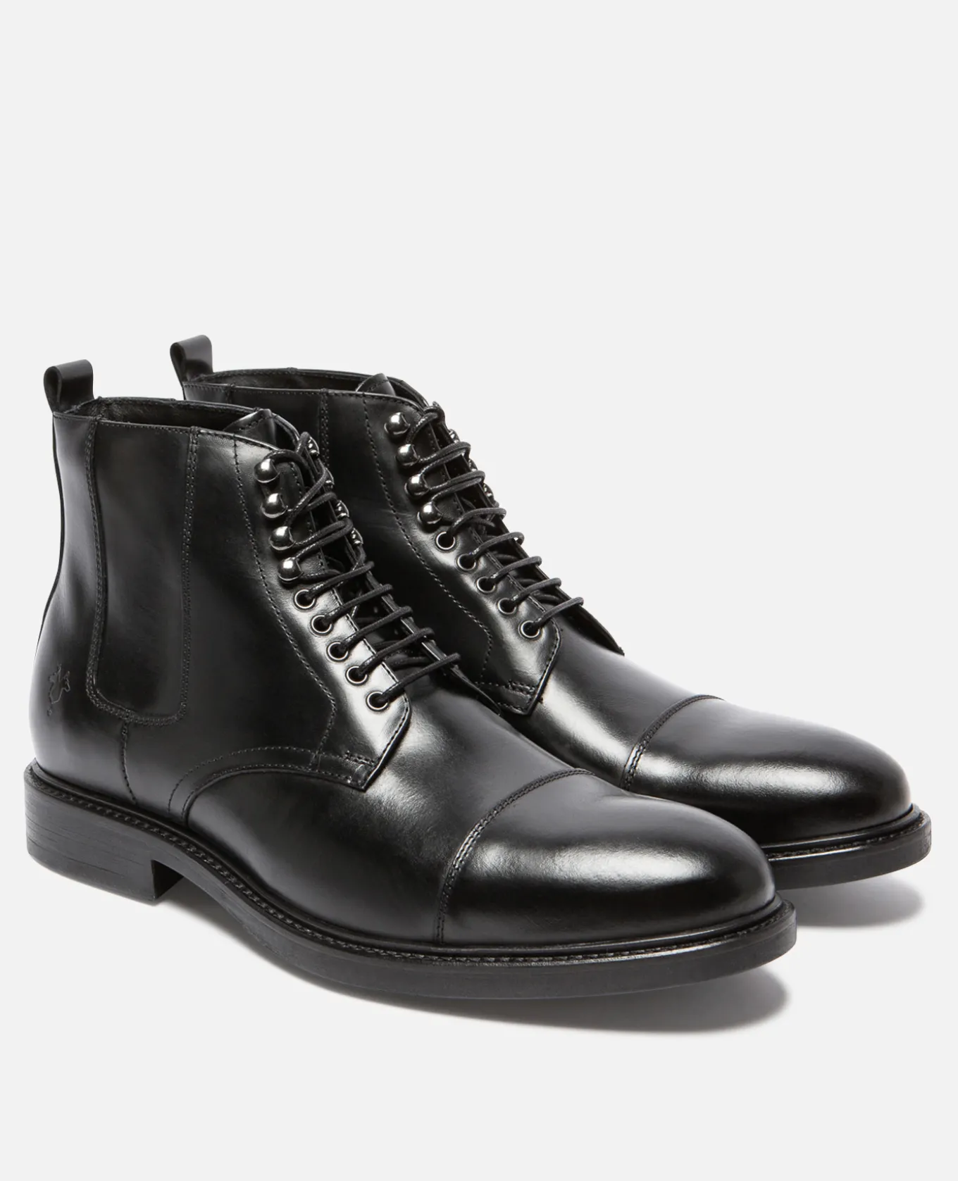 REFUSE 2 Boots Cuir Noir Homme