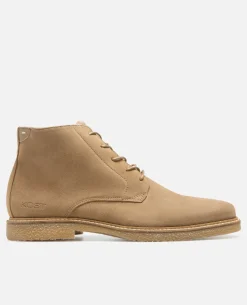 RISE Boots cuir suède taupe
