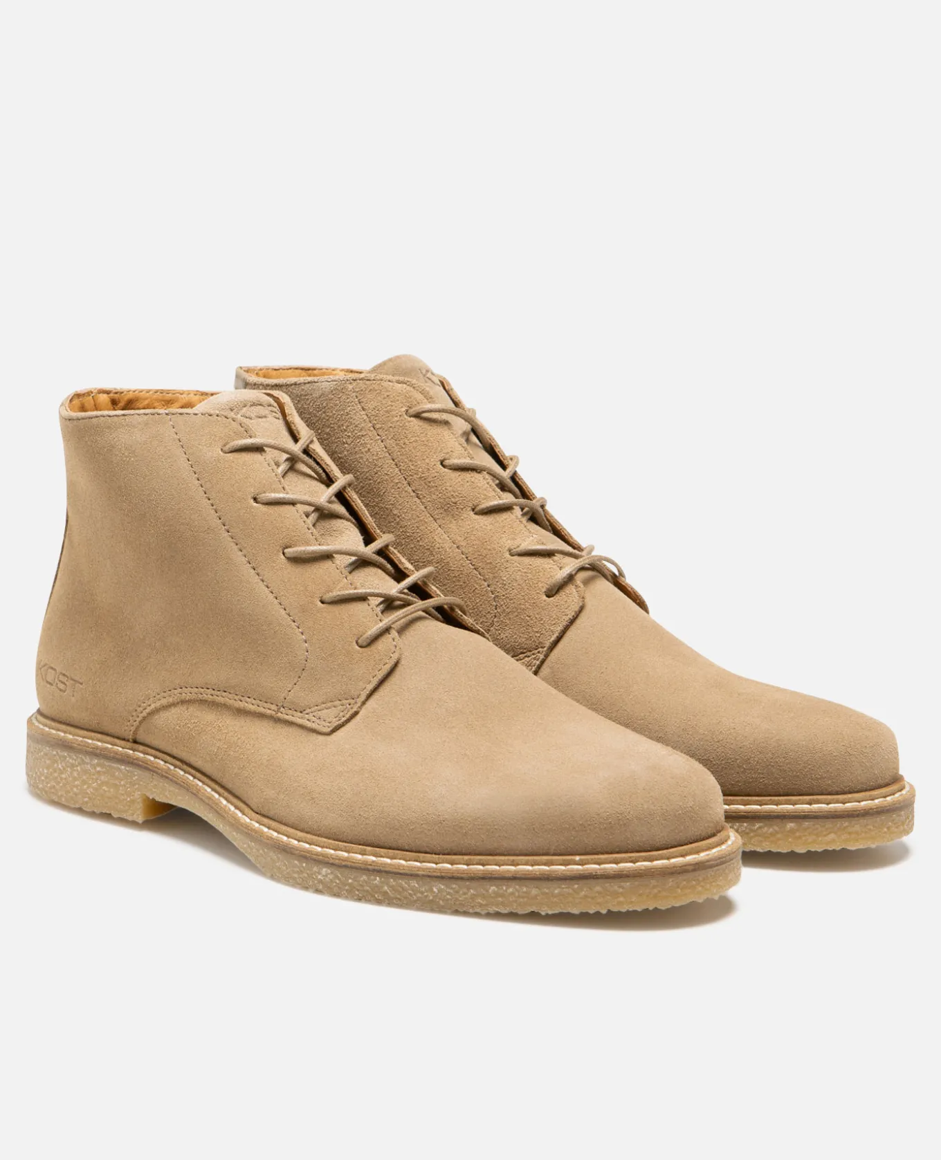 RISE Boots cuir suède taupe