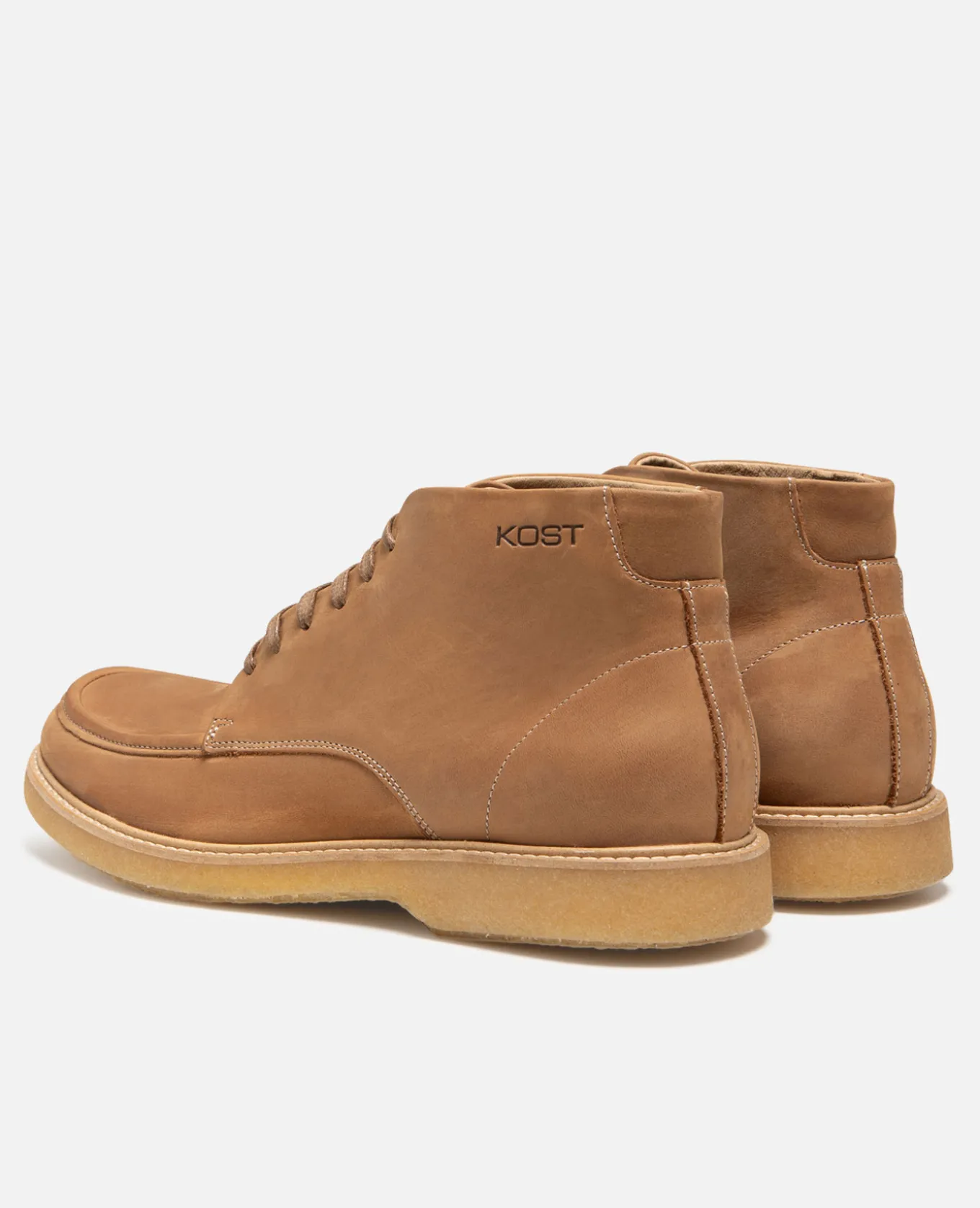 RYDER Boots Nubuck Marron Homme