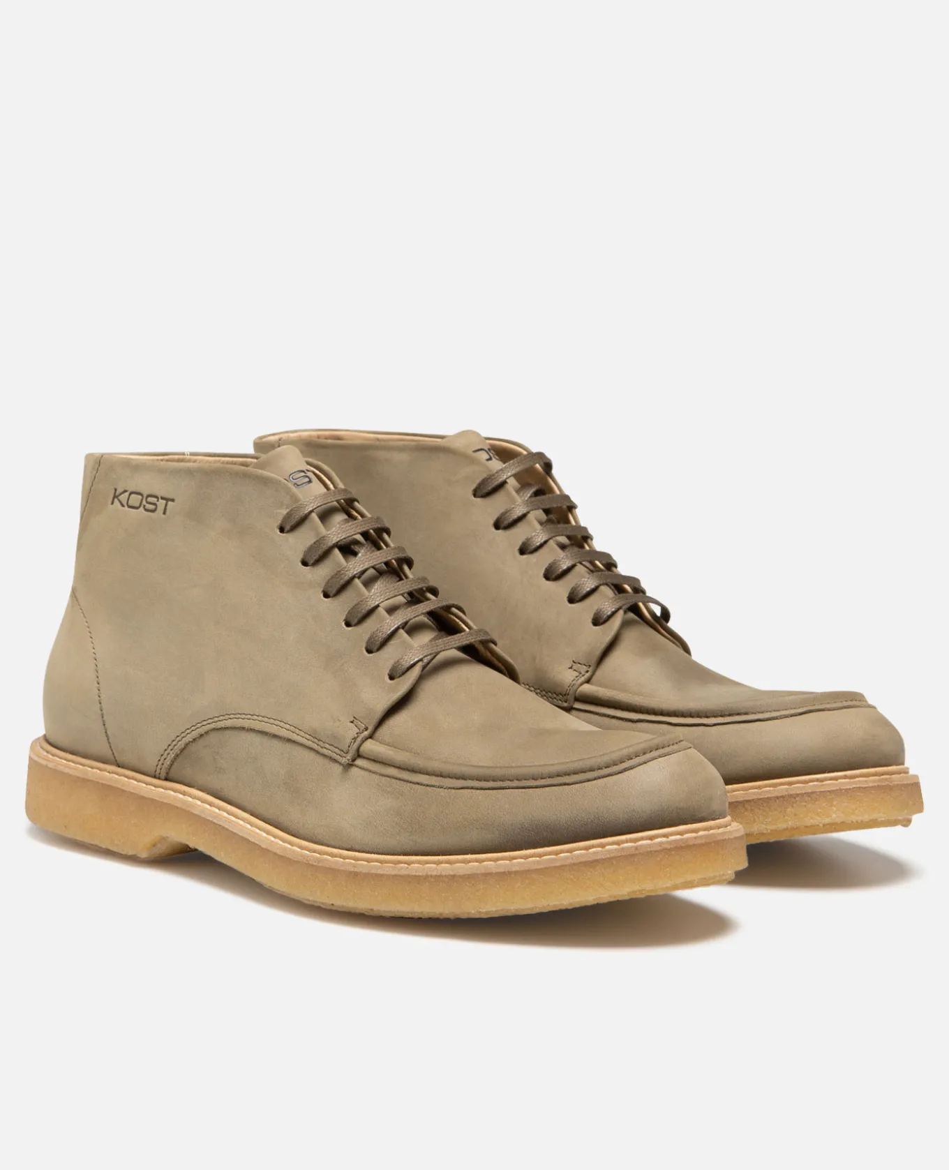 RYDER Boots Nubuck Vert Homme