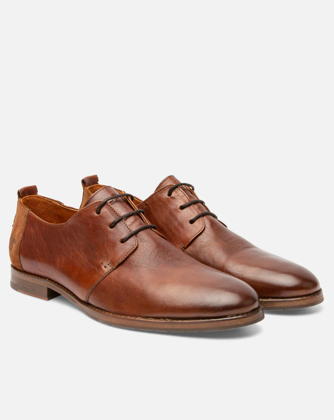 SANFORD 51 Derbies Cuir Marron Homme