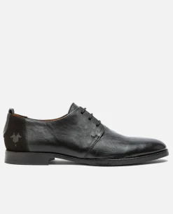 SANFORD 51 Derbies Cuir Noir Homme