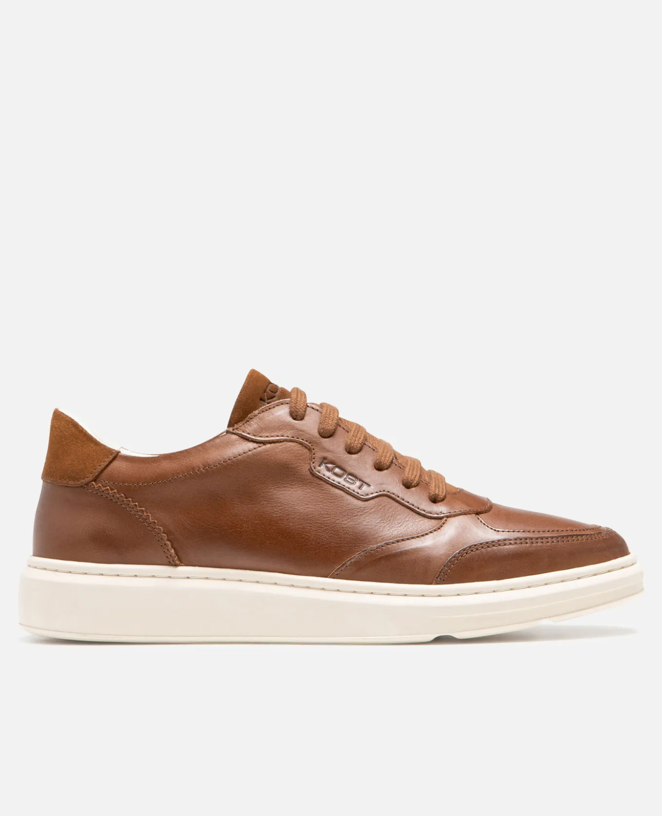SNOOZE VGT Sneakers cuir tannage végétal cognac