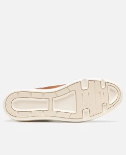 SNOOZE VGT Sneakers cuir tannage végétal cognac