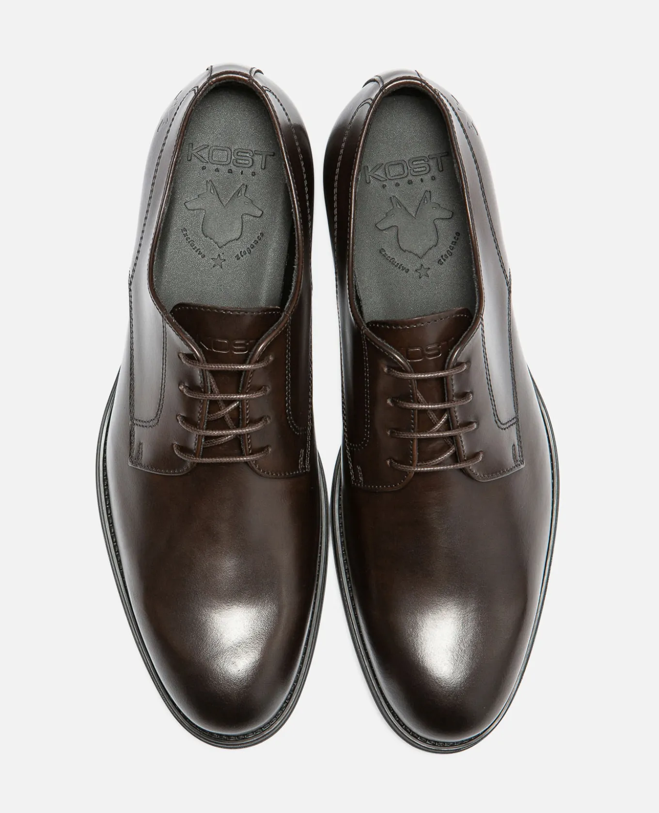 SPENCER Derbies Cuir Marron Homme