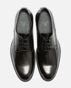 SPENCER Derbies Cuir Noir Homme