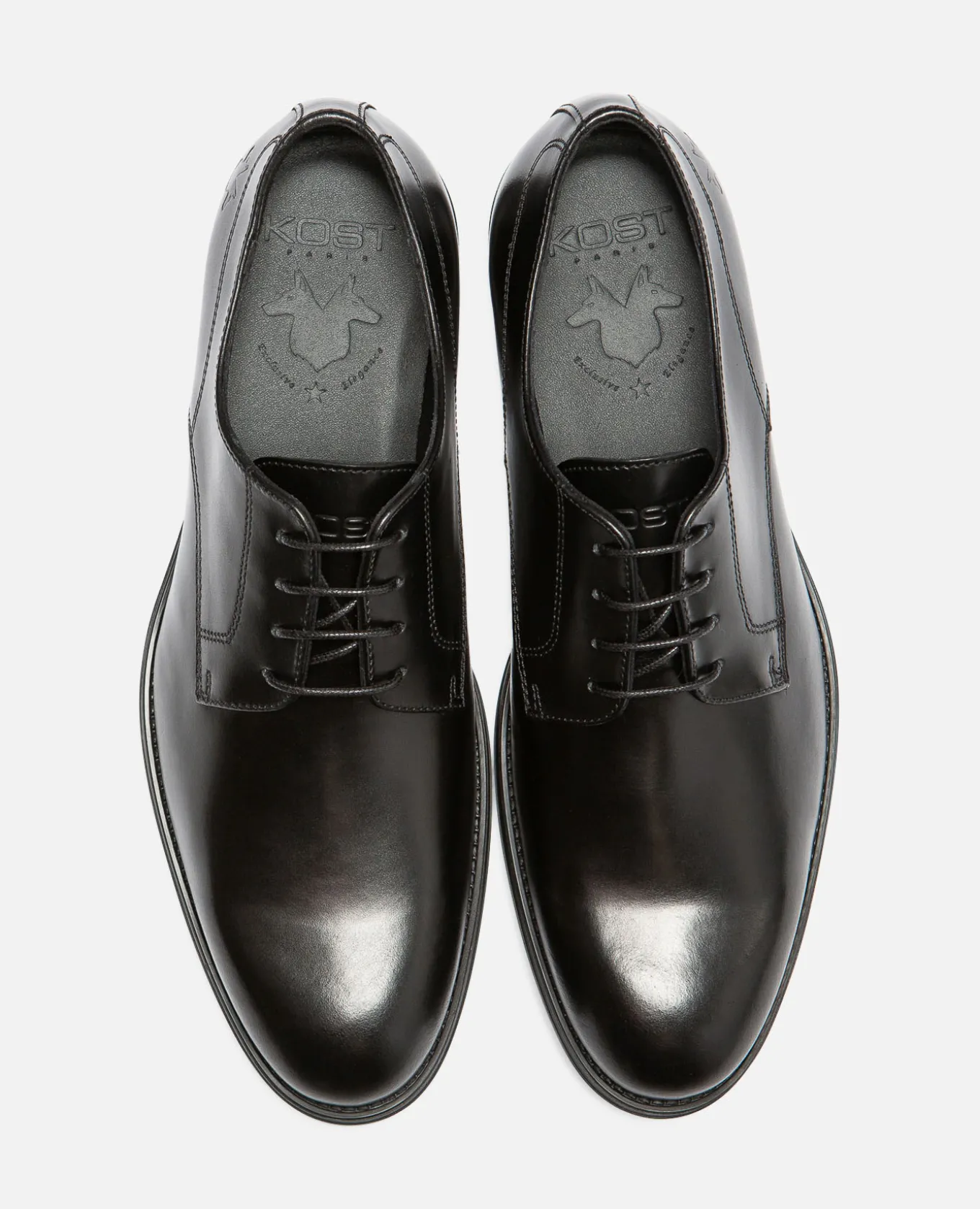 SPENCER Derbies Cuir Noir Homme