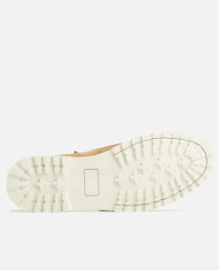STONE V Chaussures Bateau Croûte Velours Taupe Homme