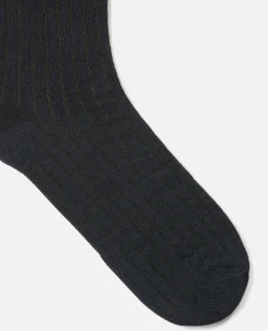 STRIKE  Chaussettes Made in France Coton Bleu Homme