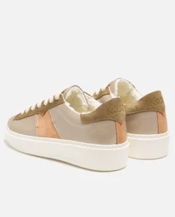 SWANKY F FB Sneakers cuir et daim multicolors