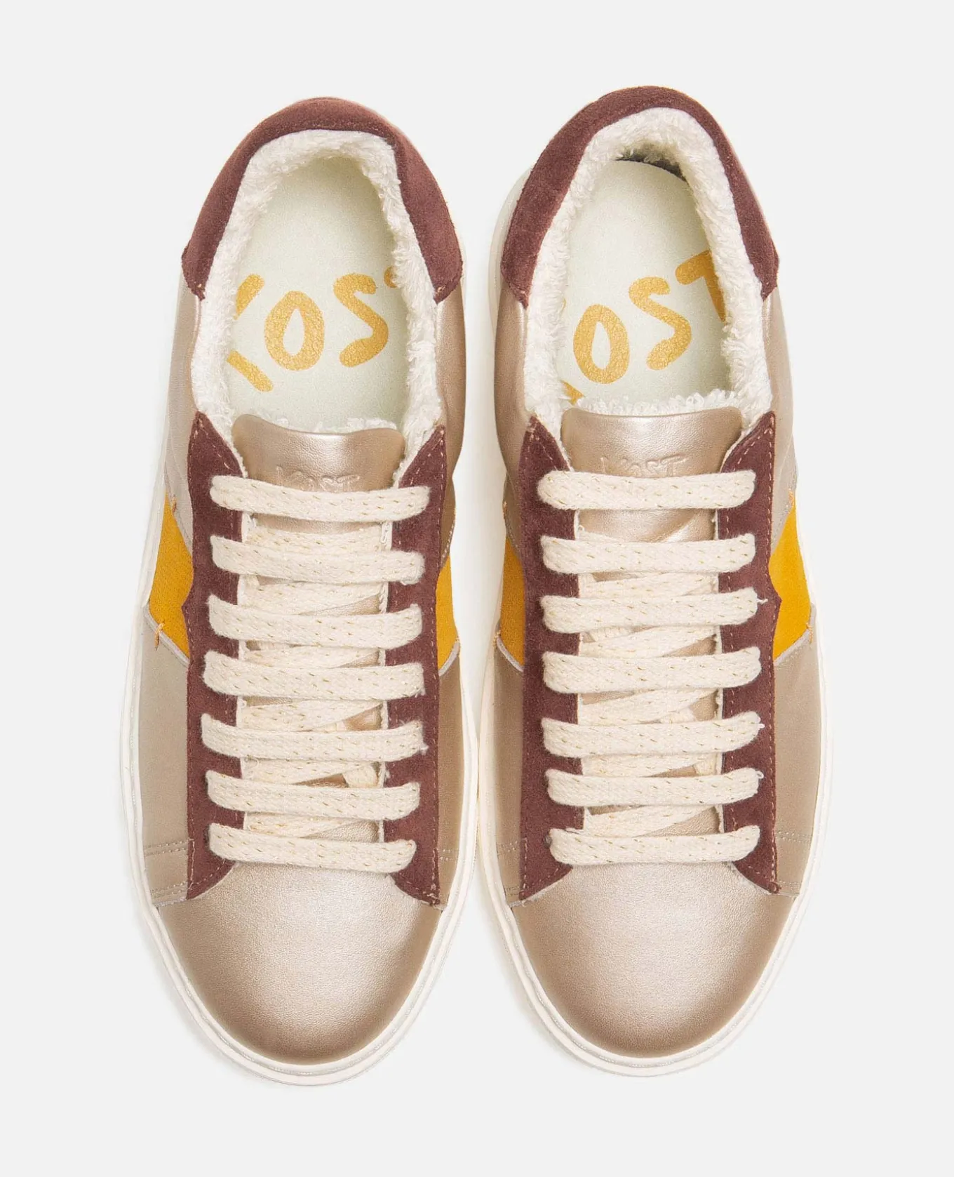 SWANKY F FB Sneakers cuir multicolors