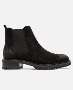 TARA 5 Chelsea boots Croûte velours Femme