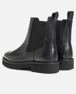 UNHOLY Chelsea boots semelle crantée cuir noir