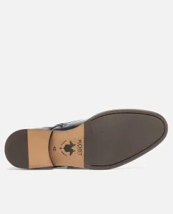 UNKIND Boots Cuir Noir Homme