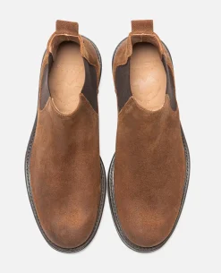 WALTER 59 Chelsea boots Croûte velours Marron Homme