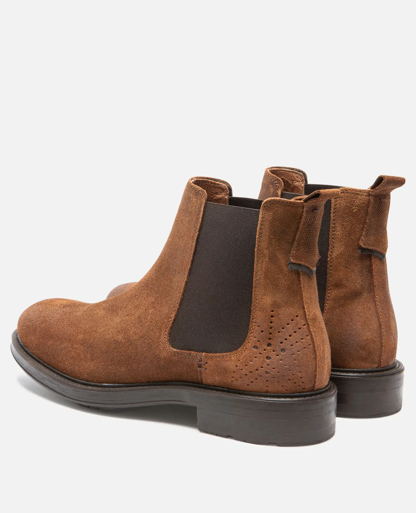 WALTER 59 Chelsea boots Croûte velours Marron Homme