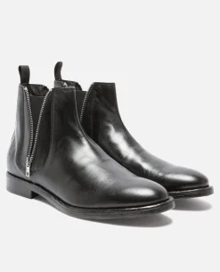 WICKED 16  Chelsea boots Cuir Noir Homme